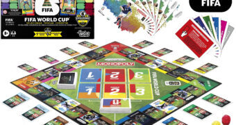 Jogo Monopoly FIFA Copa do Mundo 2026 com Cartas da Panini