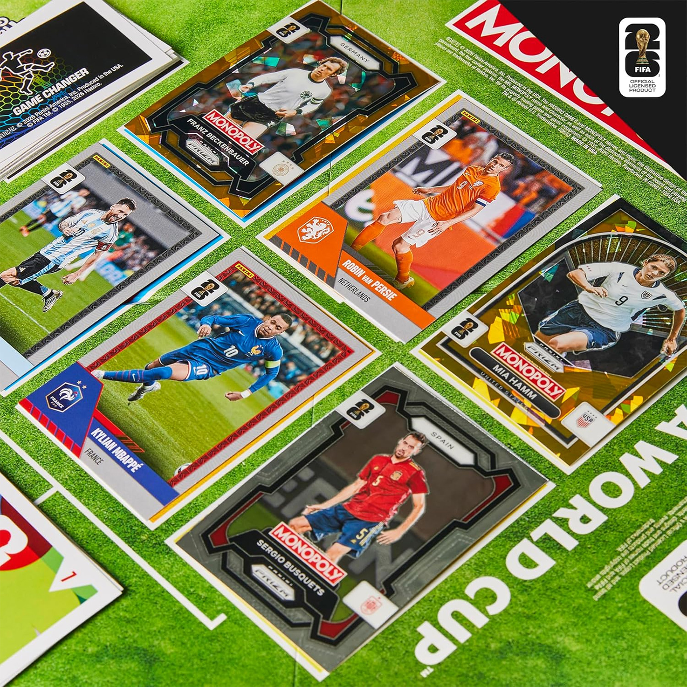 Jogo Monopoly FIFA Copa do Mundo 2026 com Cartas da Panini