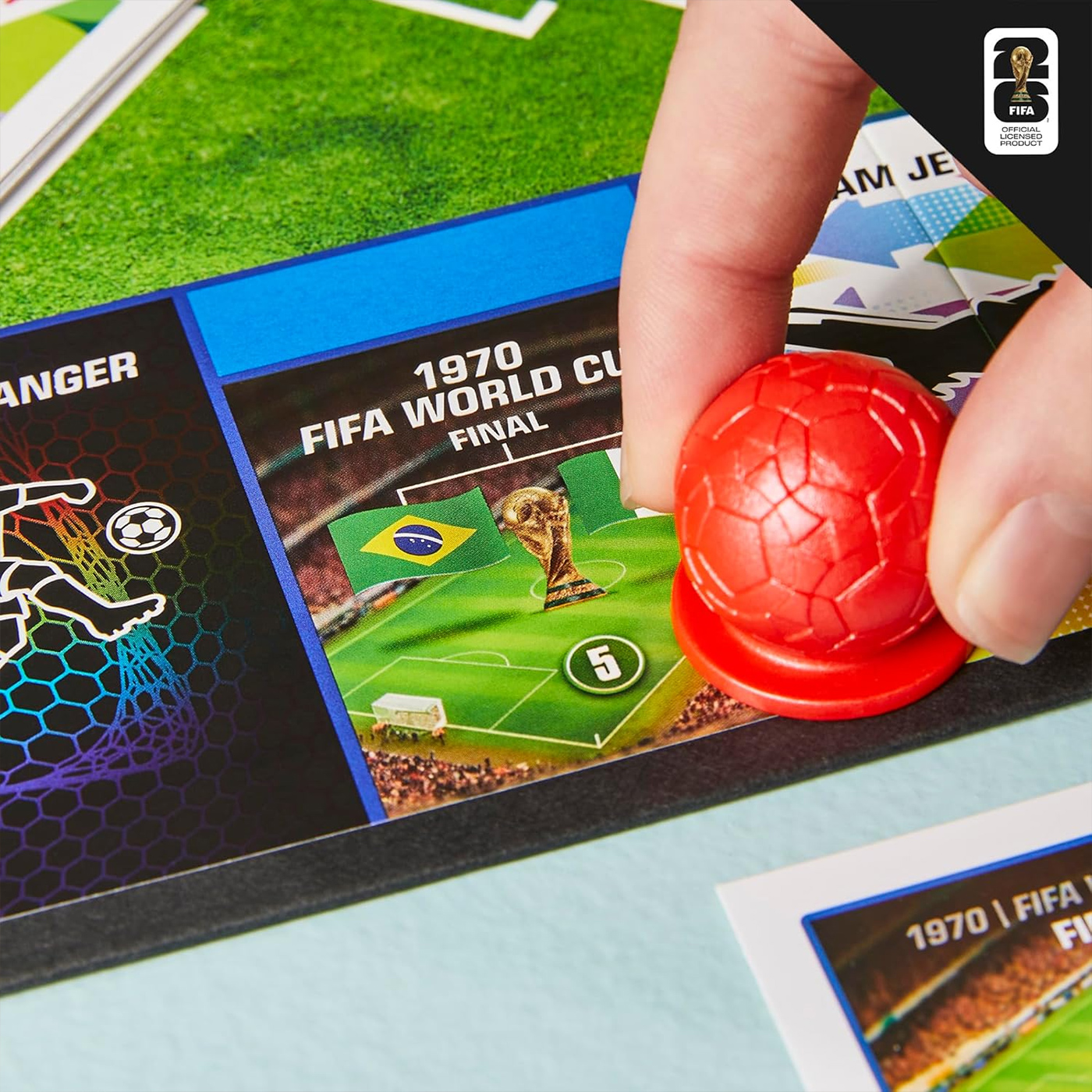 Jogo Monopoly FIFA Copa do Mundo 2026 com Cartas da Panini