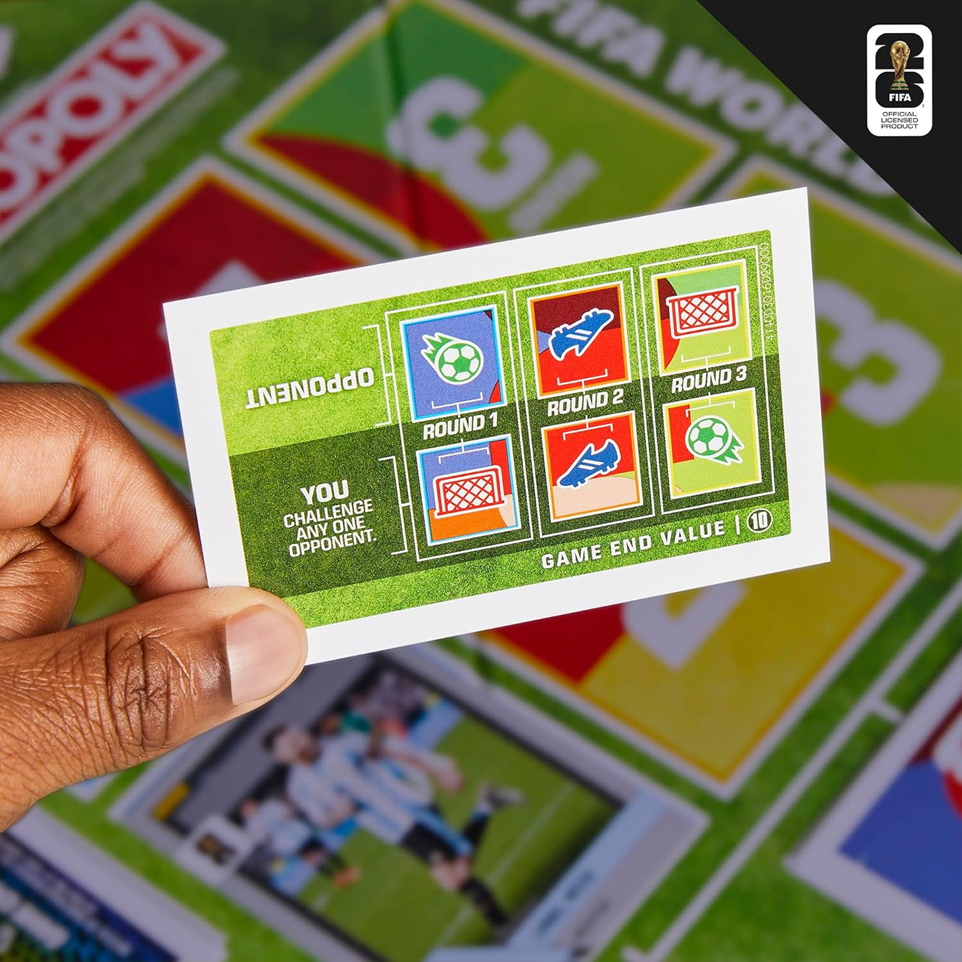 Jogo Monopoly FIFA Copa do Mundo 2026 com Cartas da Panini
