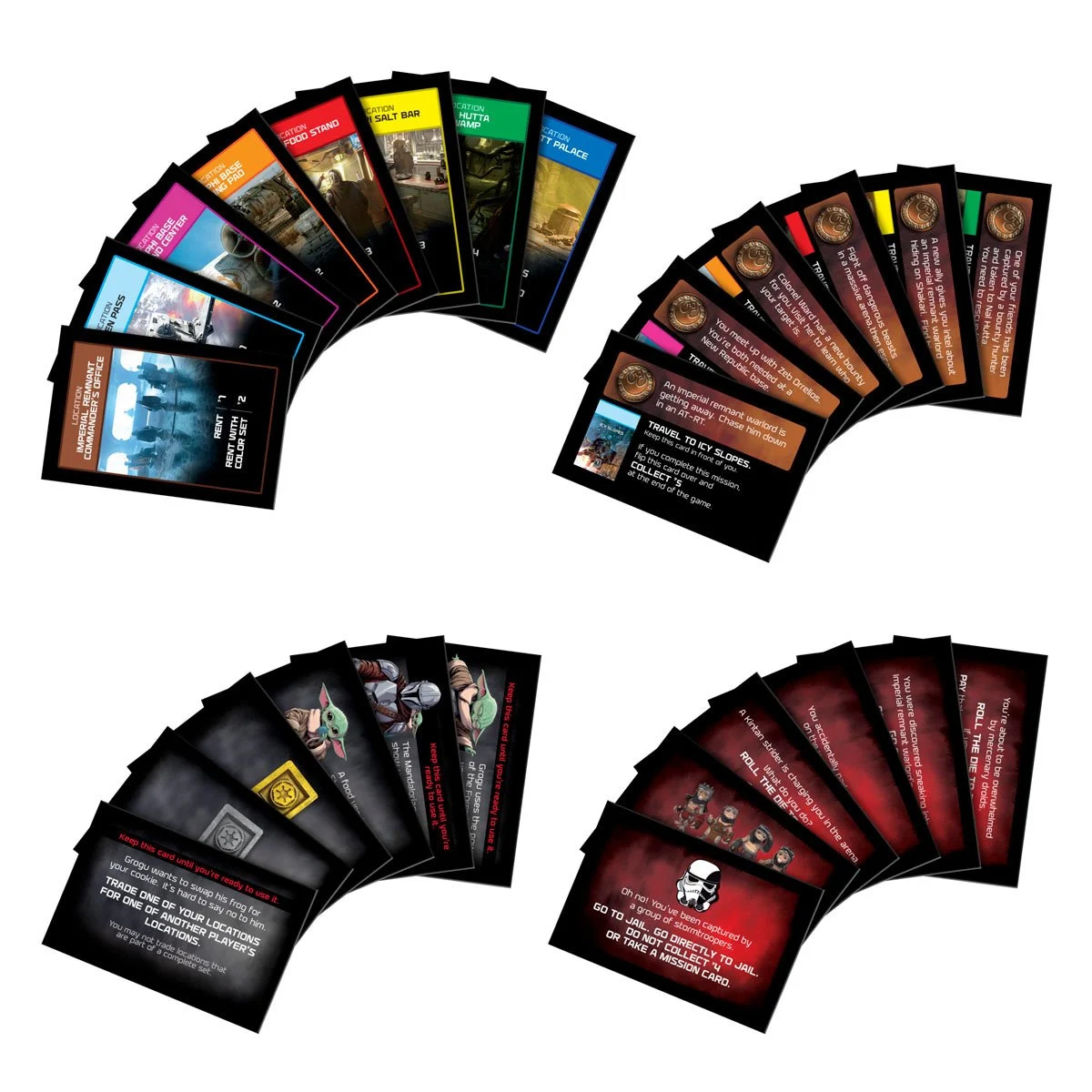 Jogo Monopoly Star Wars do Filme O Mandaloriano e Grogu