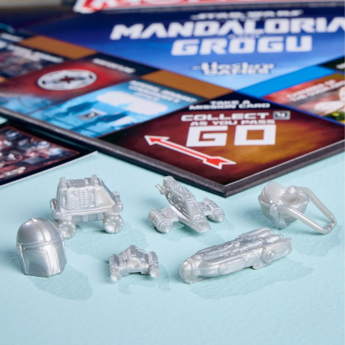 Jogo Monopoly Star Wars do Filme O Mandaloriano e Grogu