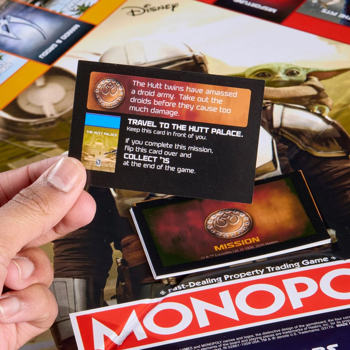 Star Wars The Mandalorian and Grogu Edition Monopoly Board Game