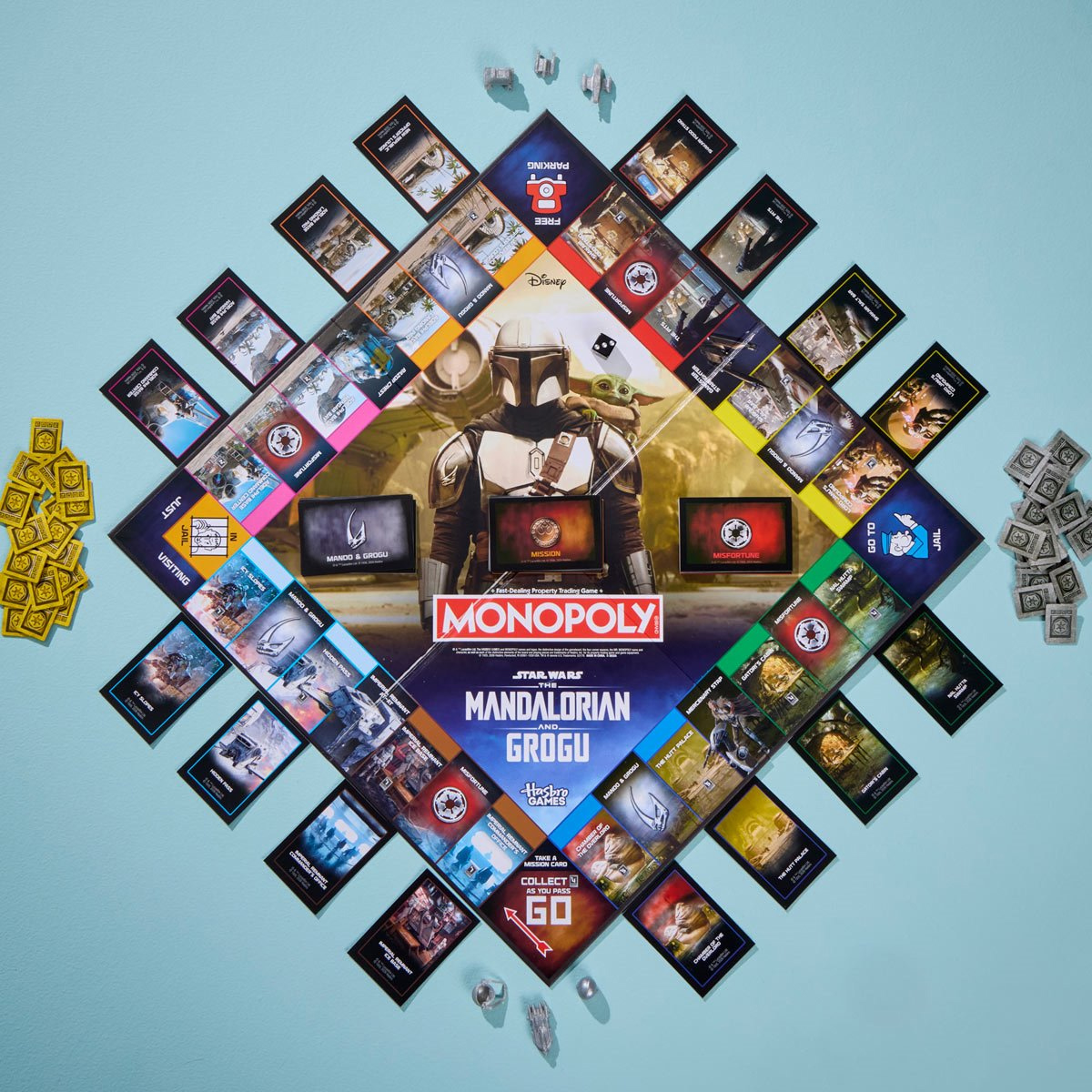 Star Wars The Mandalorian and Grogu Edition Monopoly Board Game