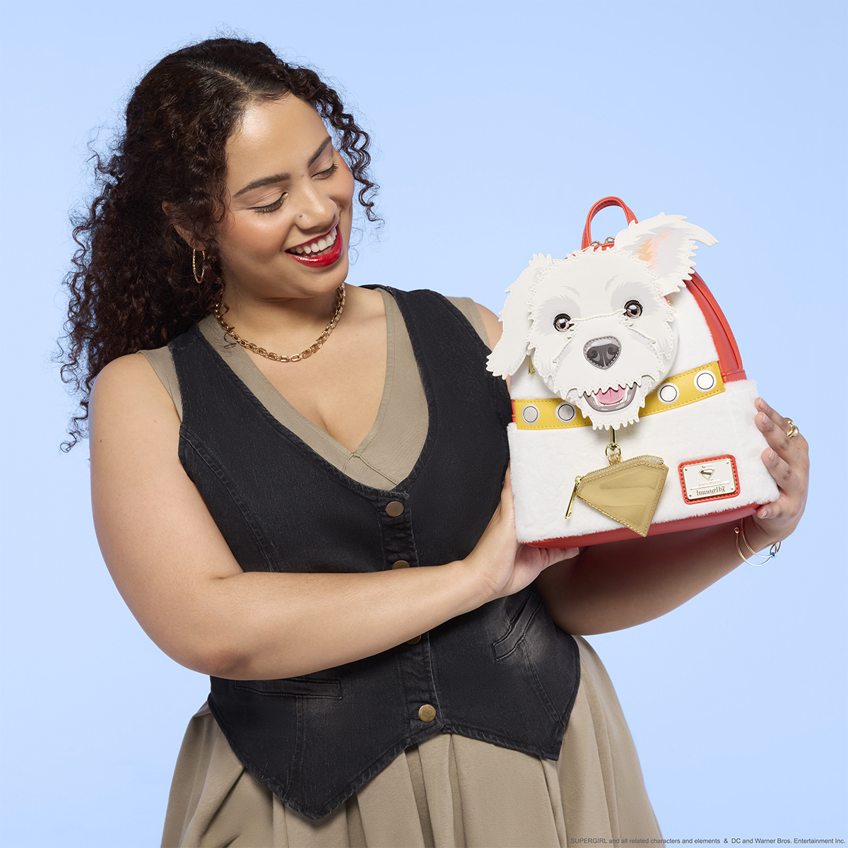 Mini-Mochila Krypto, o Supercão do Filme Supergirl (2026)