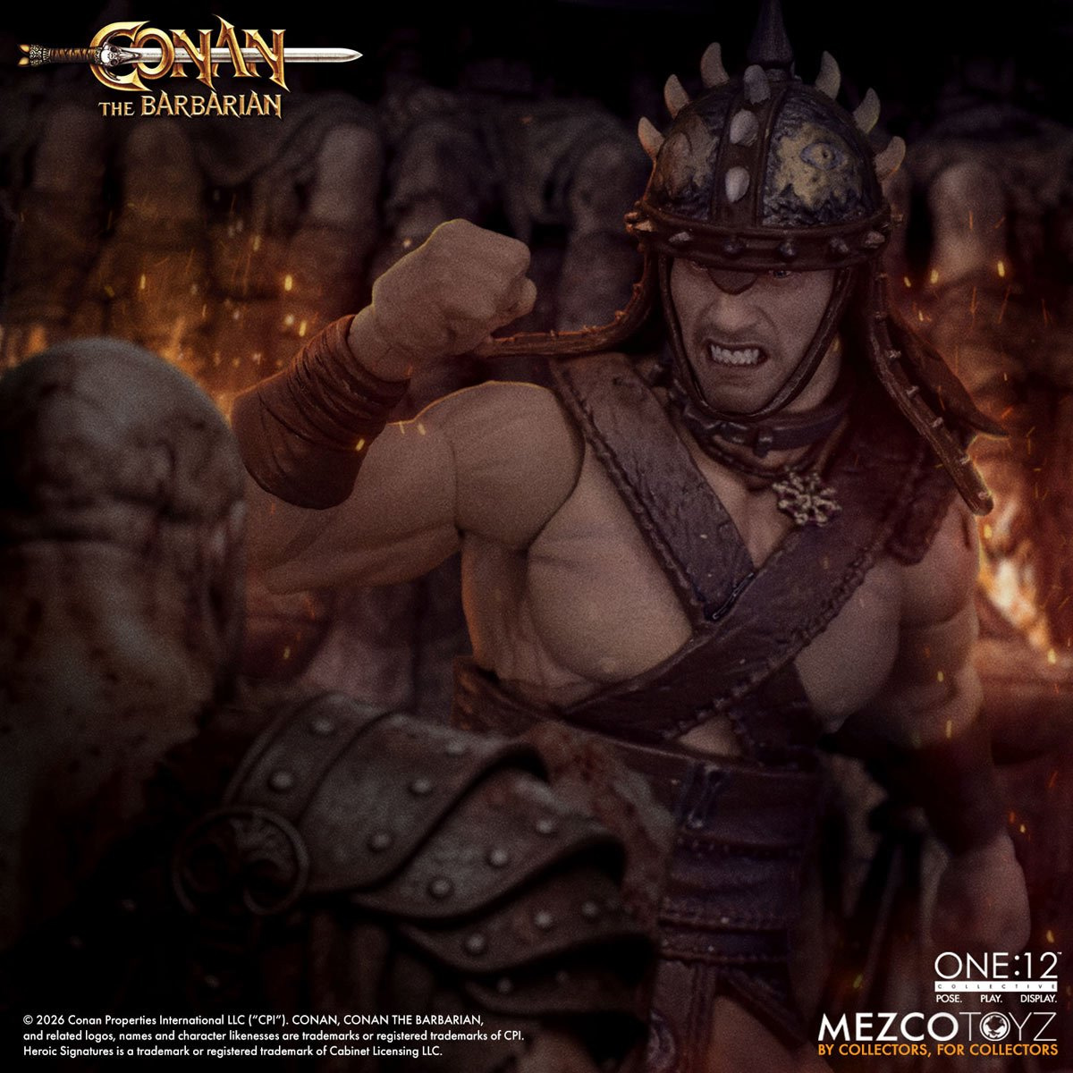 Action Figure Conan, o Bárbaro One:12 Collective (Arnold Schwarzenegger)