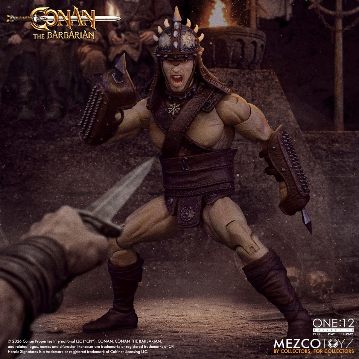 Action Figure Conan, o Bárbaro One:12 Collective (Arnold Schwarzenegger)