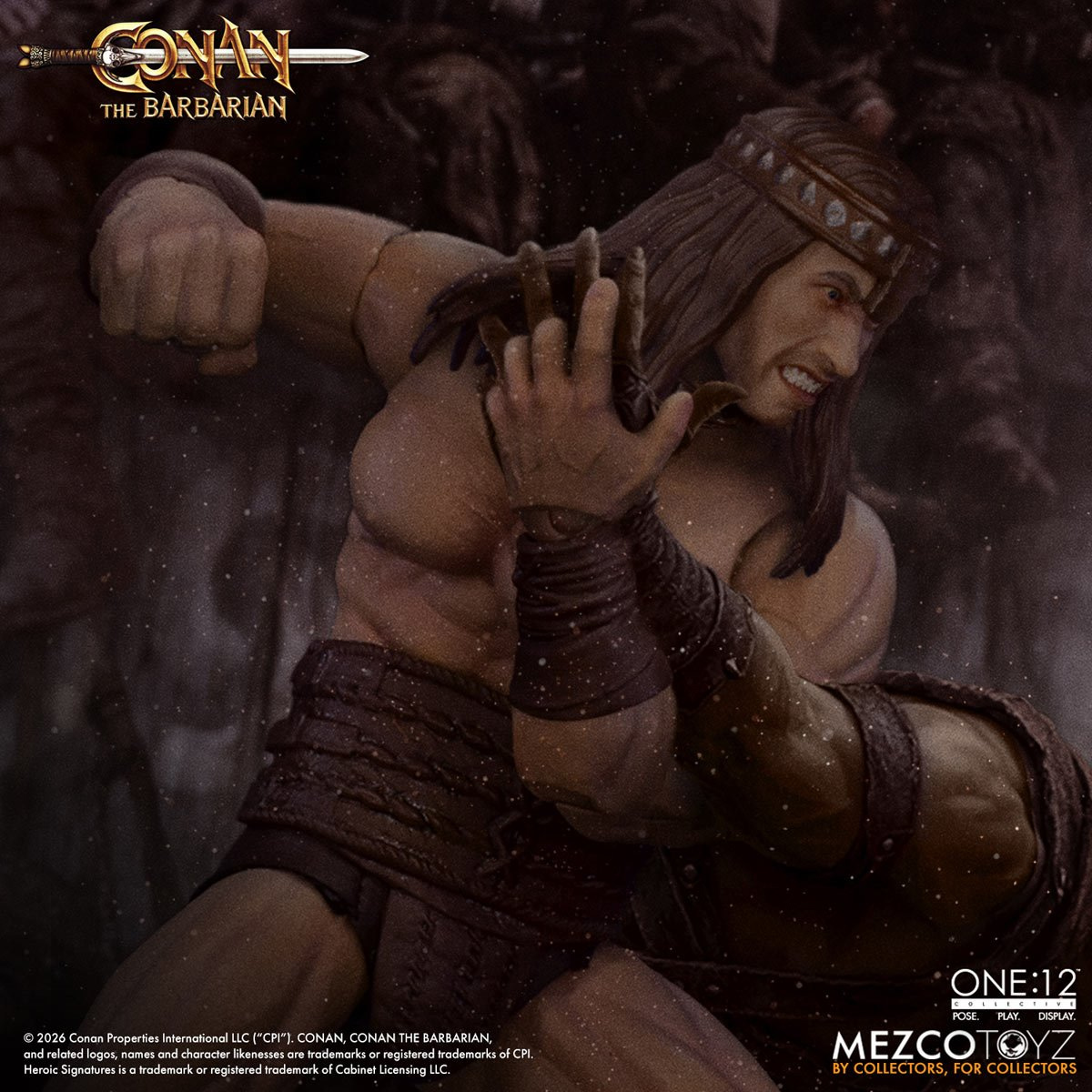 Action Figure Conan, o Bárbaro One:12 Collective (Arnold Schwarzenegger)