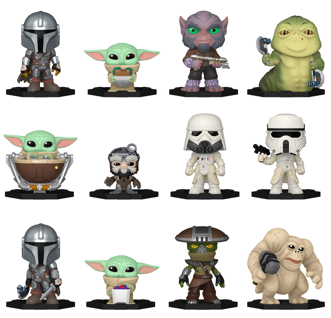 Mini-Figuras Star Wars Mystery Minis do Filme O Mandaloriano e Grogu (Blind-Box)