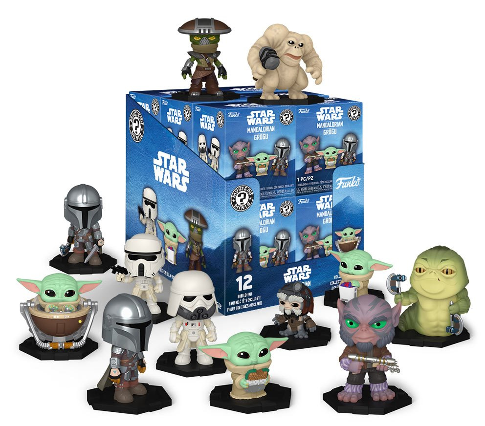 Mini-Figuras Star Wars Mystery Minis do Filme O Mandaloriano e Grogu (Blind-Box)