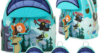 Mini-Mochila Kim Possible Pulando de Paraquedas
