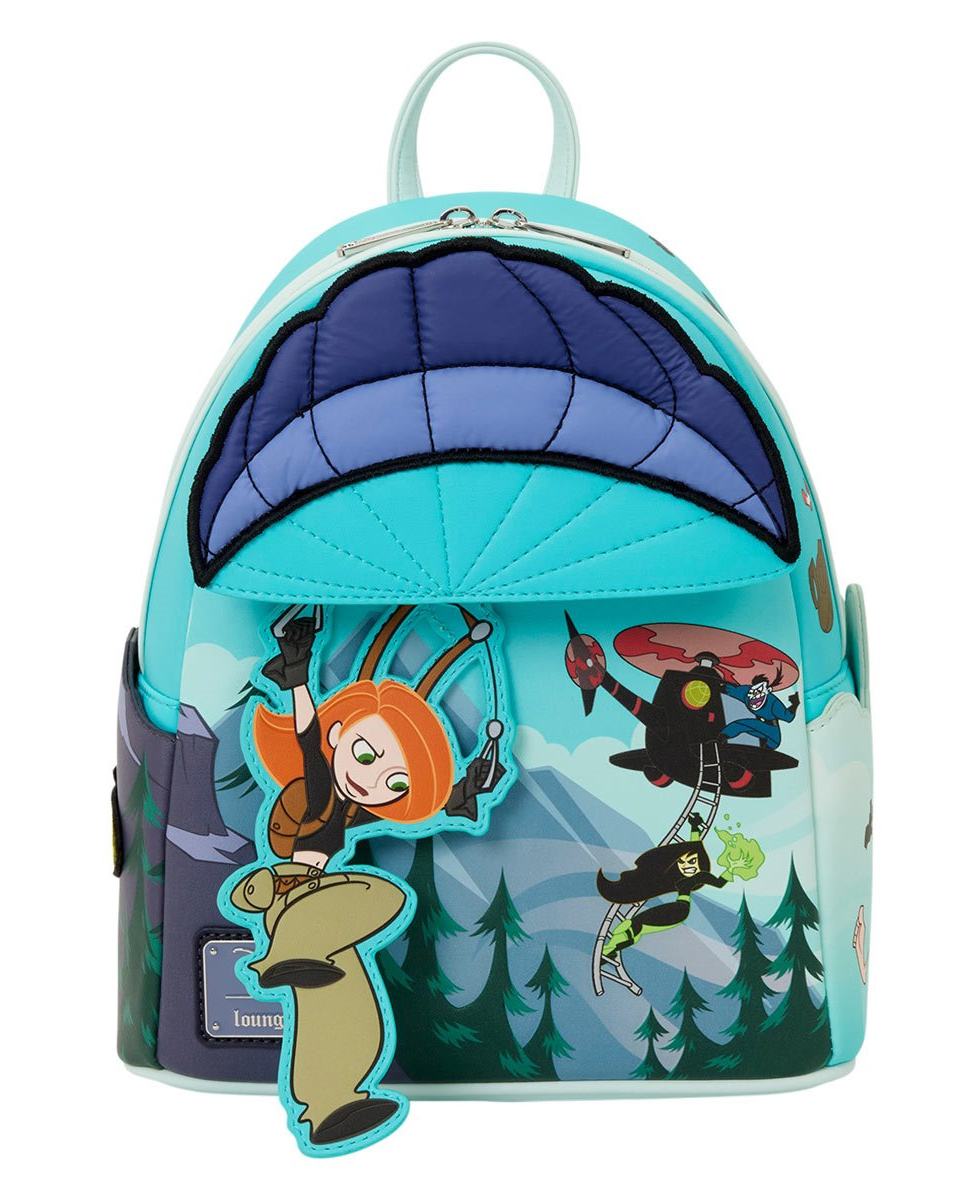 Mini-Mochila Kim Possible Pulando de Paraquedas