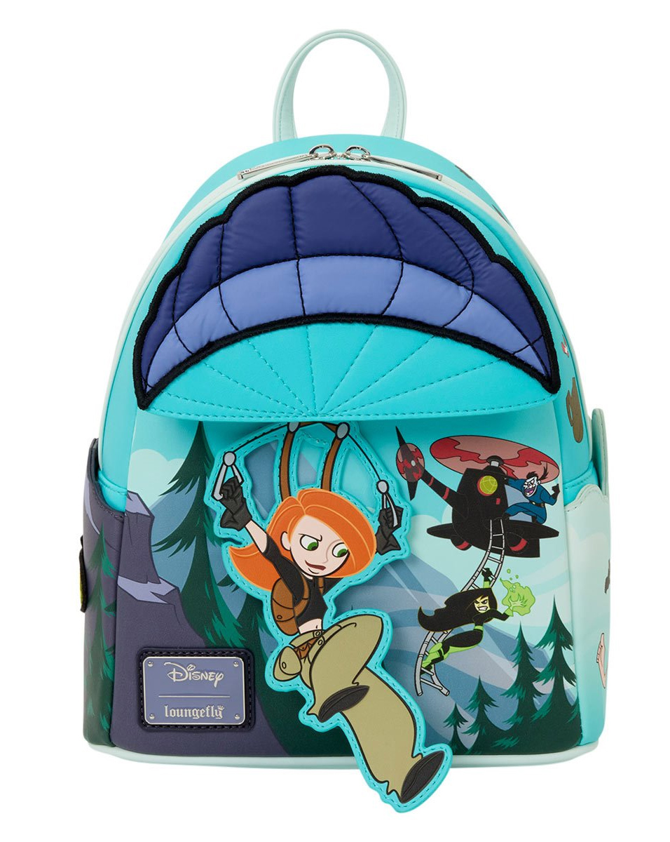 Mini-Mochila Kim Possible Pulando de Paraquedas