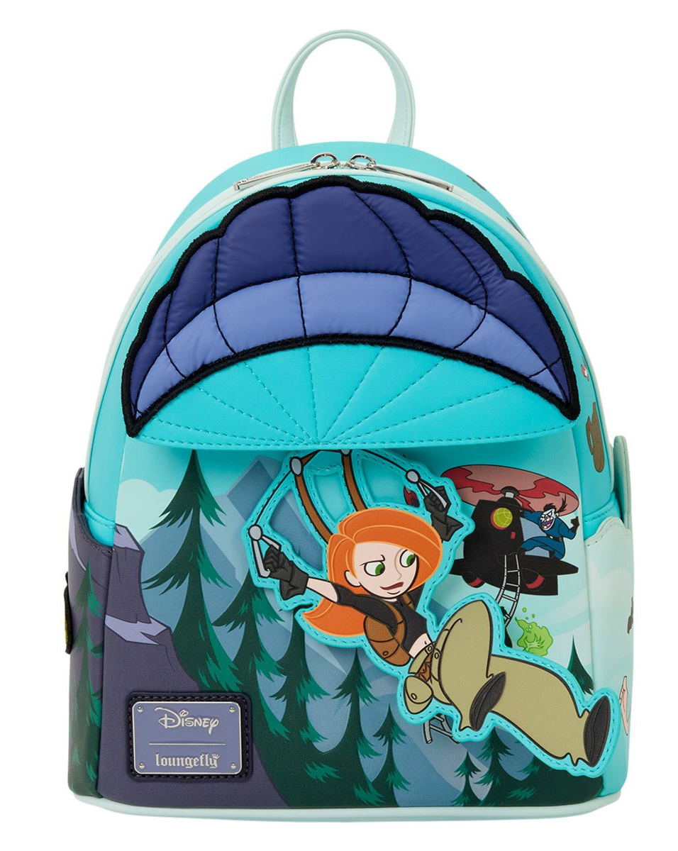 Mini-Mochila Kim Possible Pulando de Paraquedas