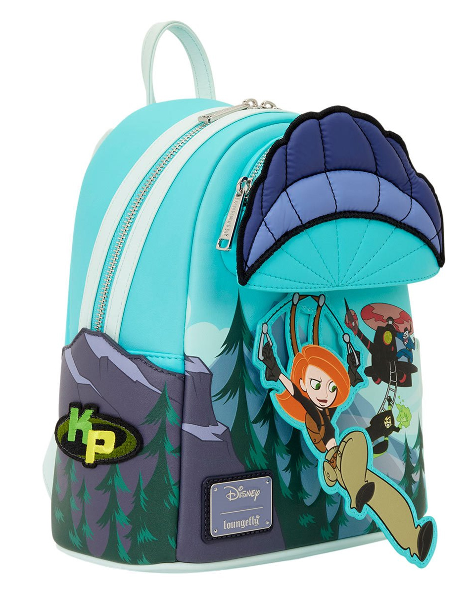 Mini-Mochila Kim Possible Pulando de Paraquedas