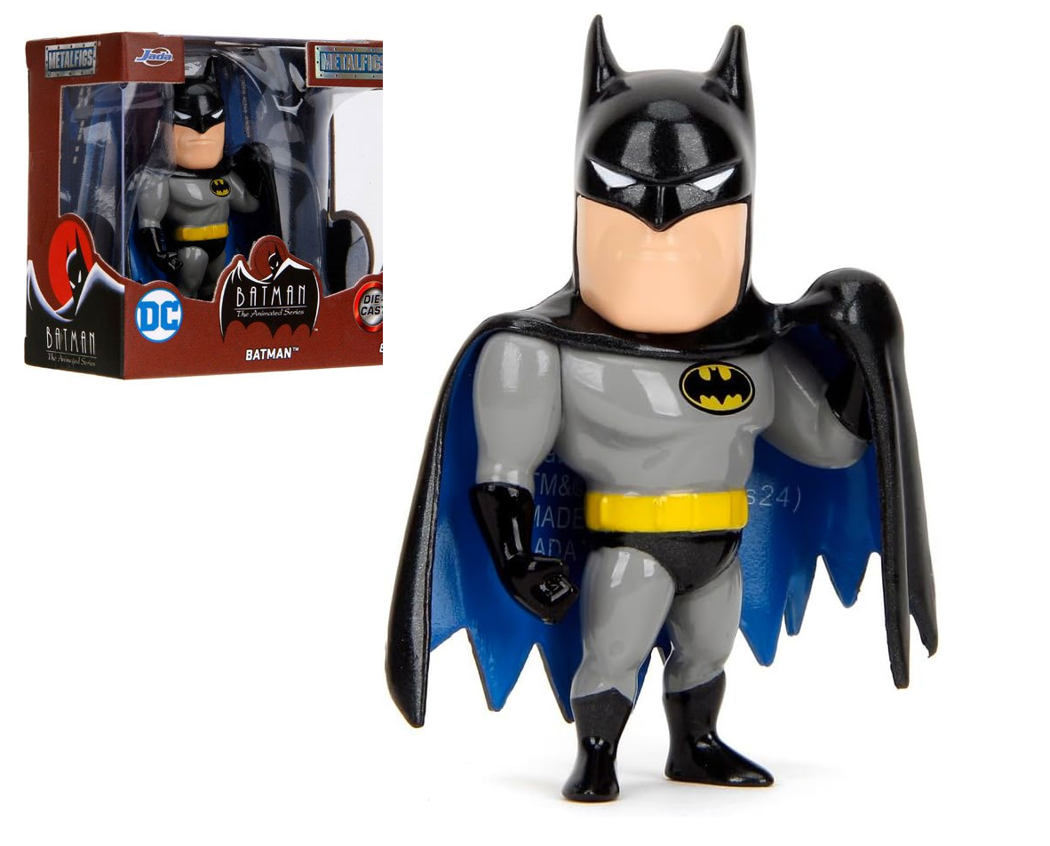 Mini-Figuras Batman: A Série Animada MetalFigs de Metal Fundido