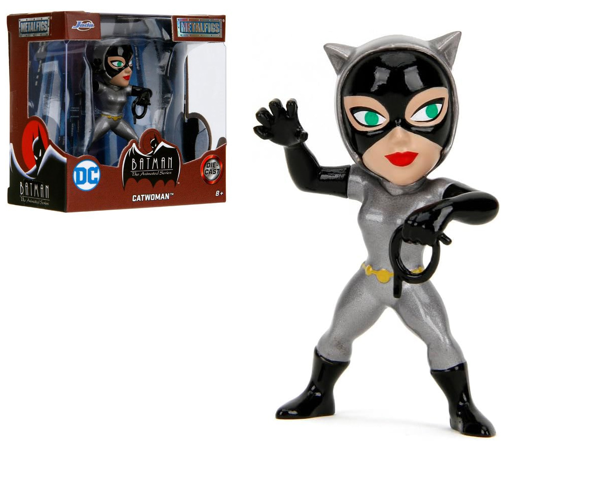 Mini-Figuras Batman: A Série Animada MetalFigs de Metal Fundido