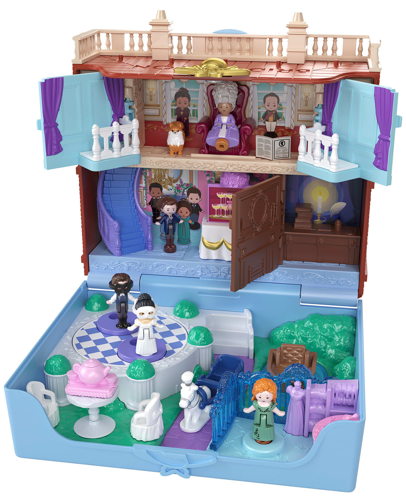 Estojo Compacto Playset Bridgerton Polly Pocket Compact