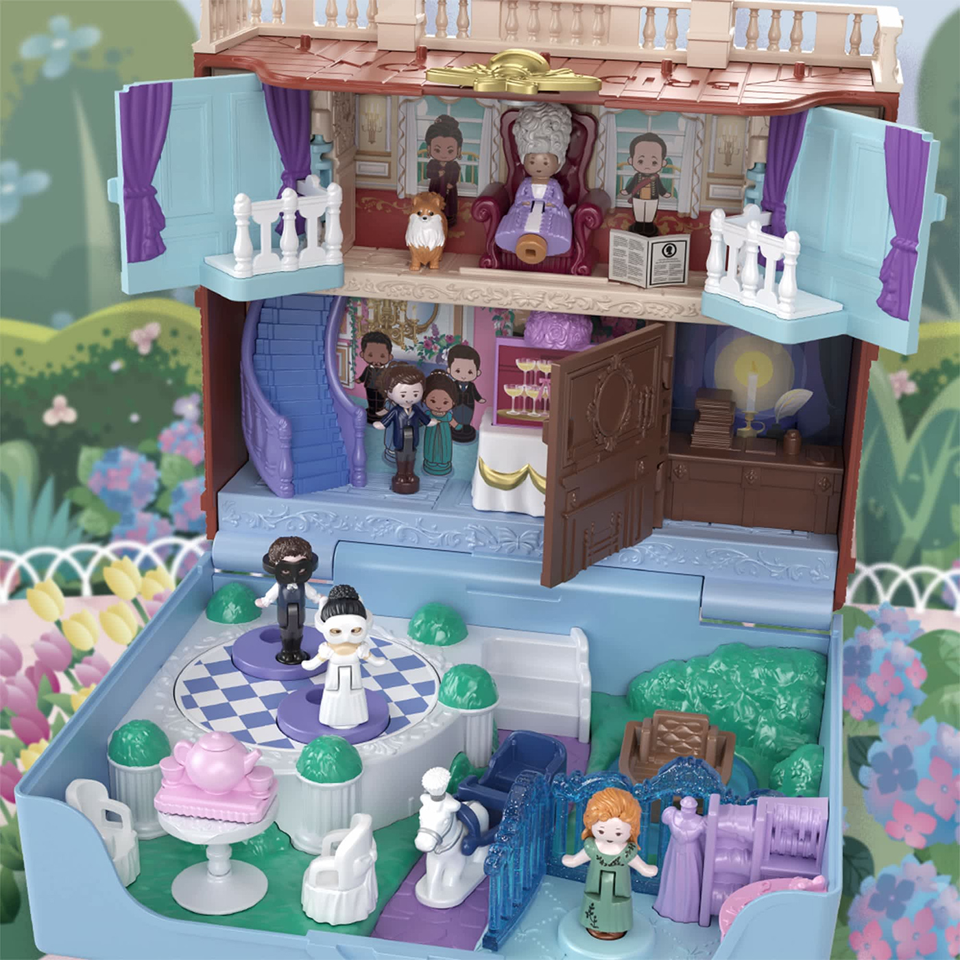 Estojo Compacto Playset Bridgerton Polly Pocket Compact