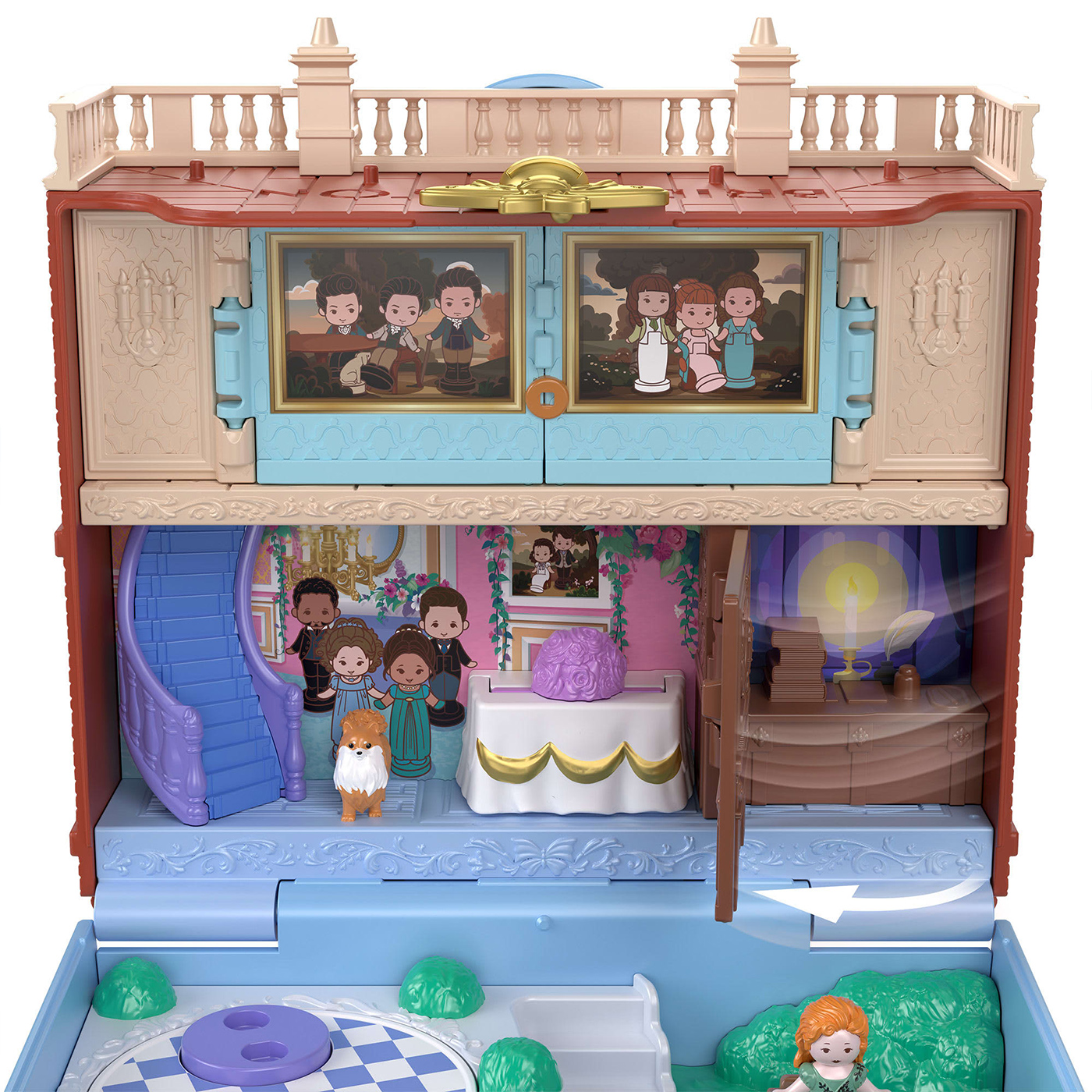 Estojo Compacto Playset Bridgerton Polly Pocket Compact