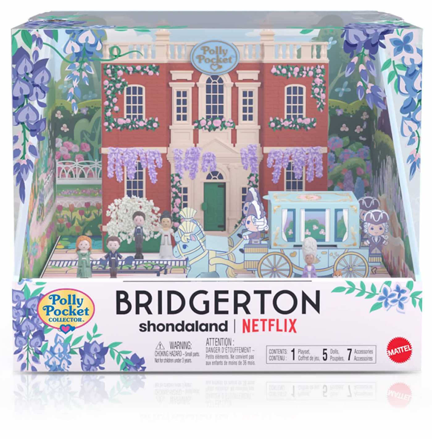 Estojo Compacto Playset Bridgerton Polly Pocket Compact