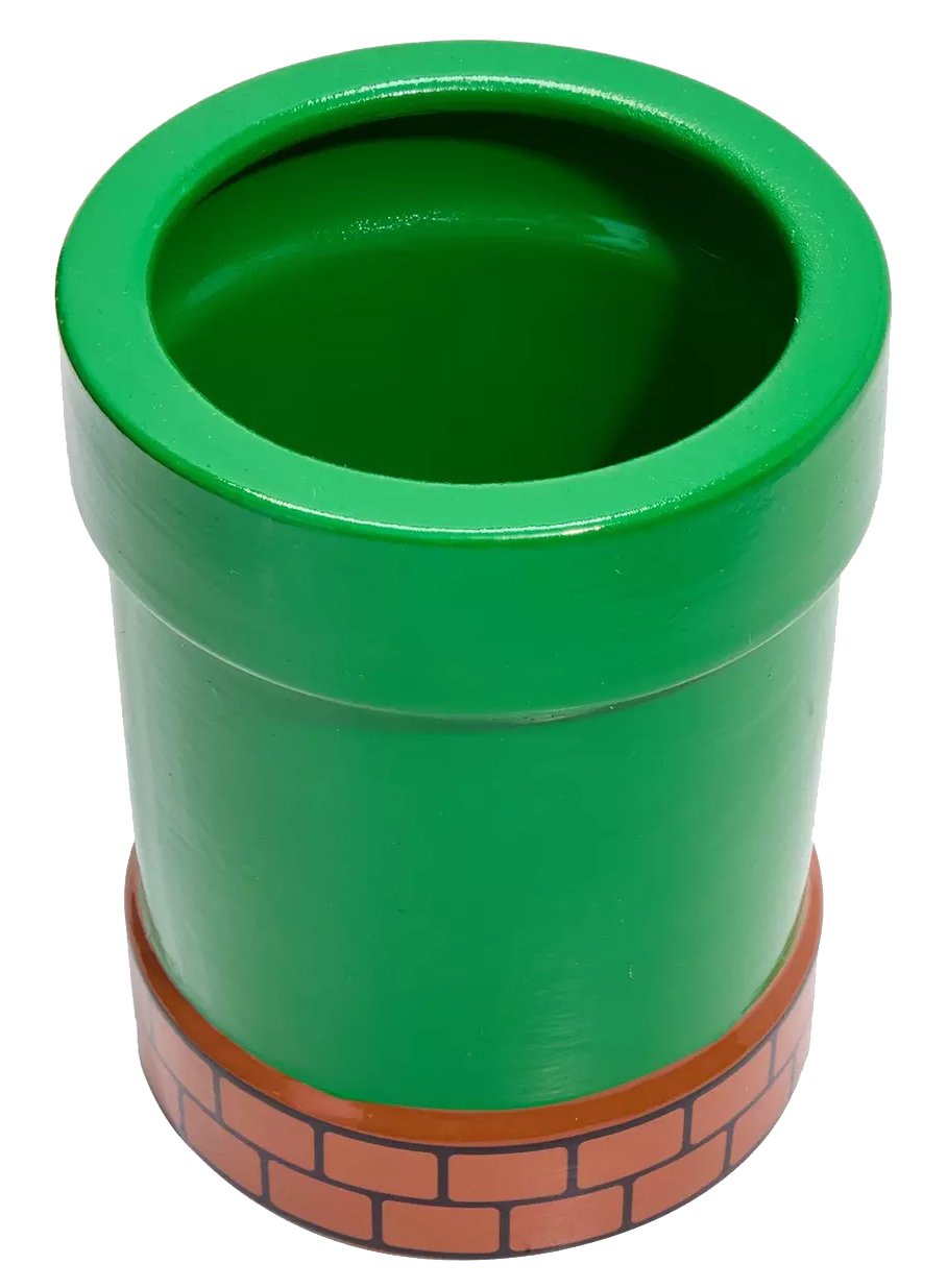 Porta-Lápis Cano Verde “Warp Pipe” do Super Mario