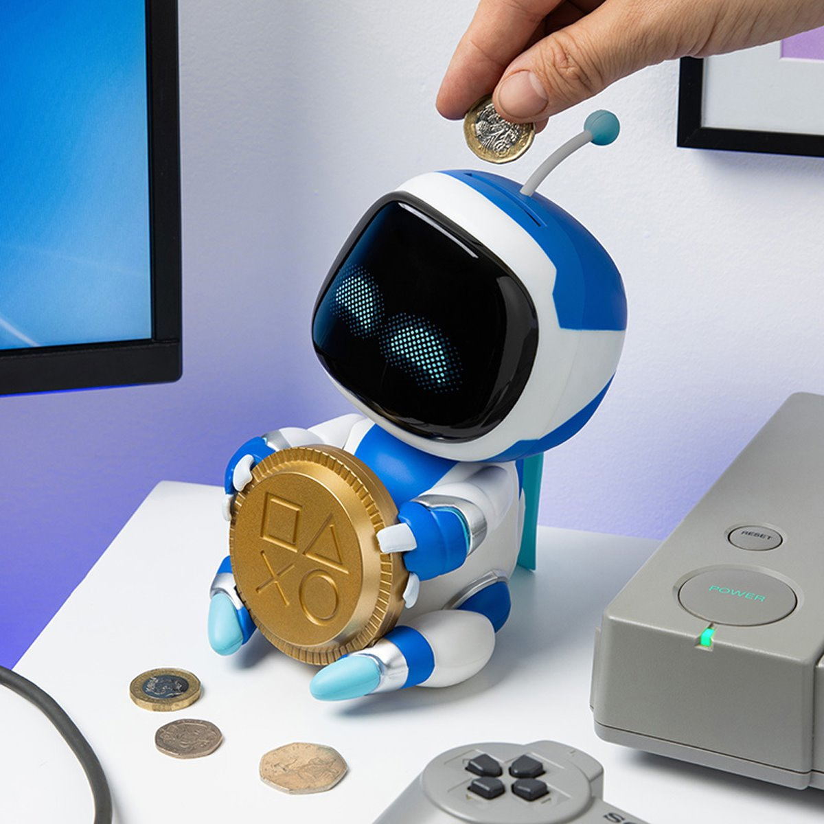 Cofre de Moedas Astro Bot PlayStation