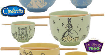 Tigelas de Ramen Princesas Disney: Cinderella, Tiana e Belle