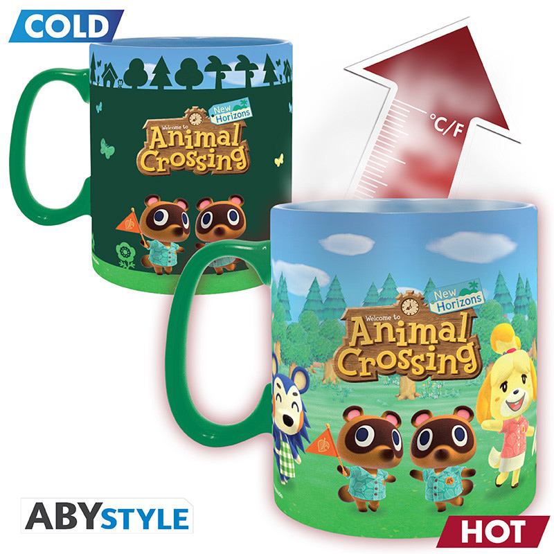 Caneca Termossensível do Game Animal Crossing