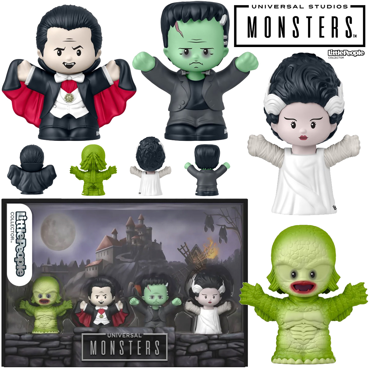 Monstros da Universal Little People Collector