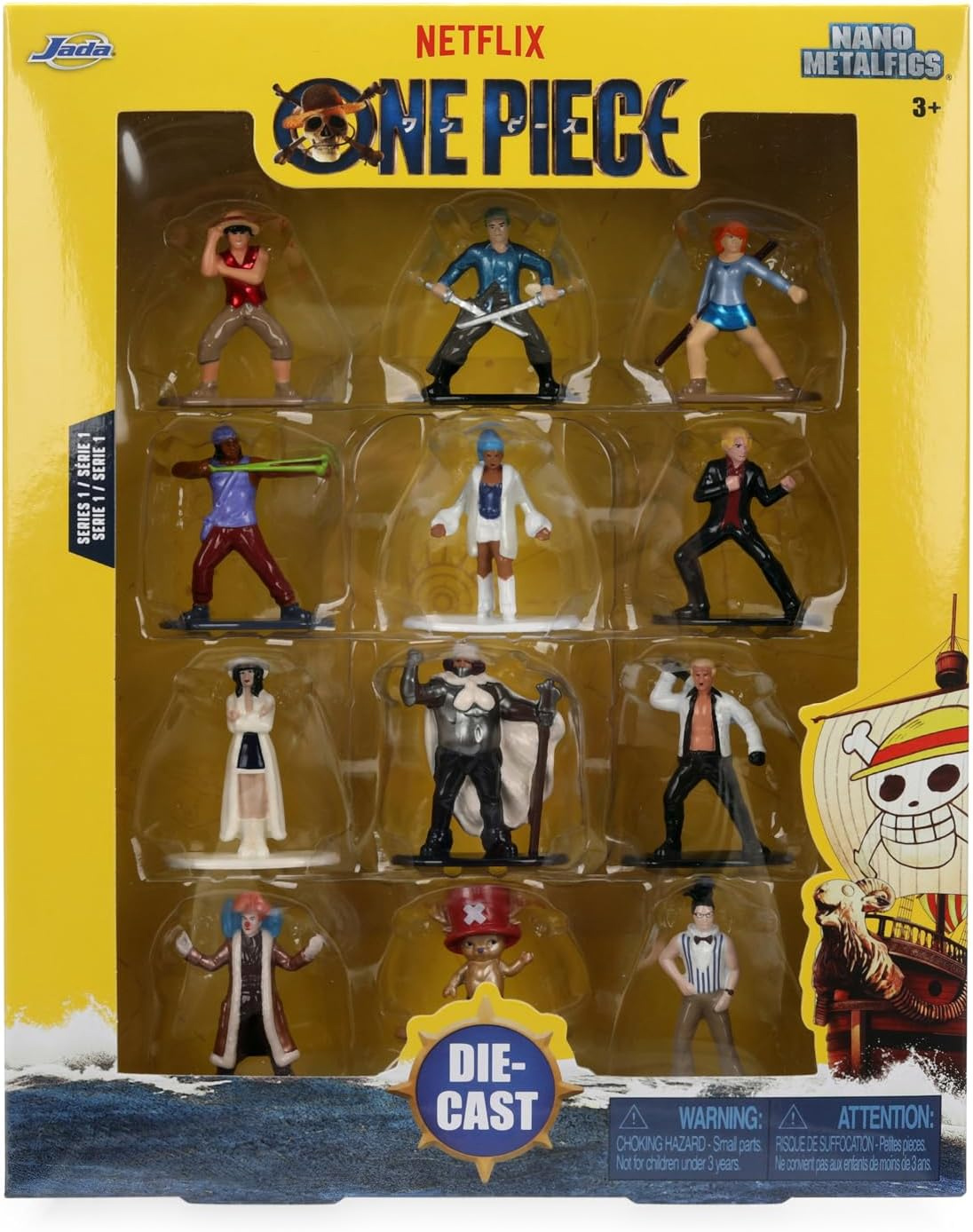Micro-Figuras de Metal One Piece Nano MetalFigs