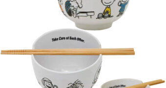 Tigela de Ramen Peanuts “Take Care of Each Other” (Cuidem Uns dos Outros)