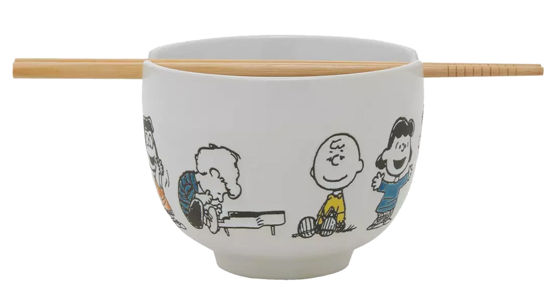 Tigela de Ramen Peanuts “Take Care of Each Other” (Cuidem Uns dos Outros)