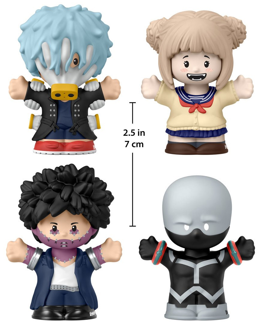 Bonecos My Hero Academia: Liga dos Vilões Little People Collector