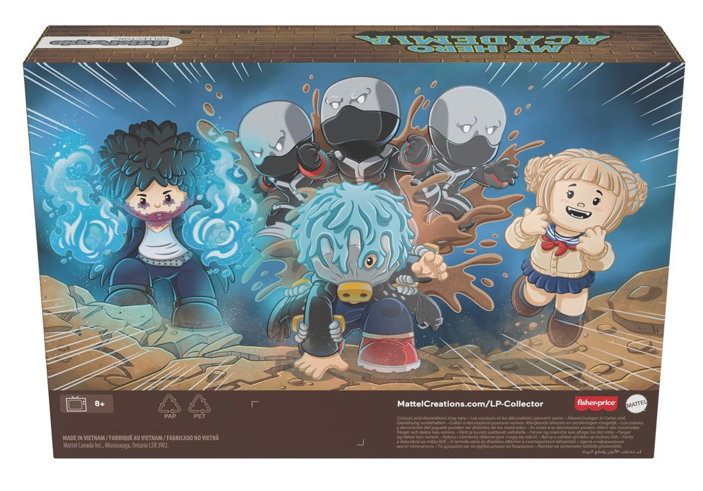 Bonecos My Hero Academia: Liga dos Vilões Little People Collector