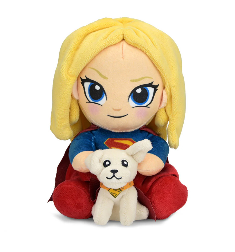 Supergirl Phunny de Pelúcia e Krypto, o Supercão Large Plush