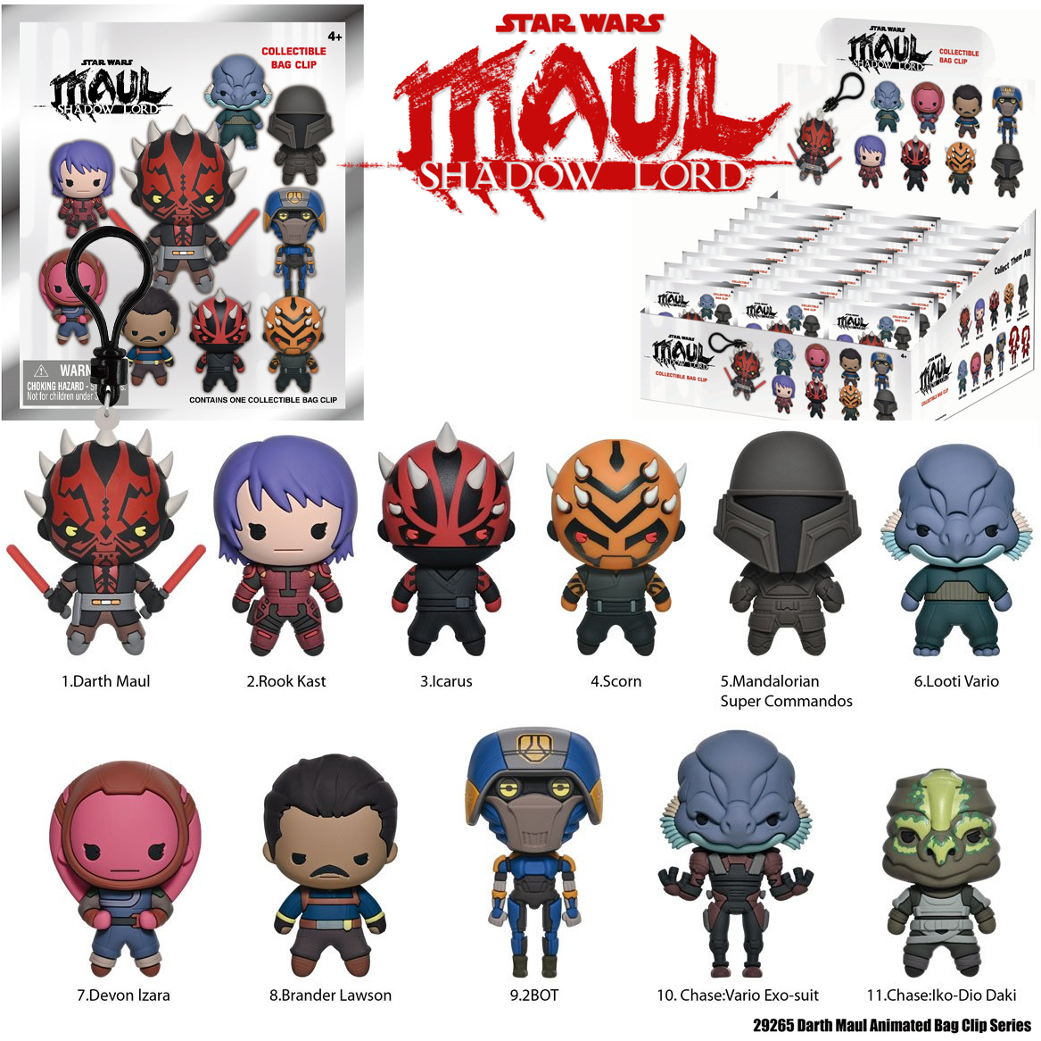 Chaveiros da Série Star Wars: Maul - Lorde das Sombras do Disney Plus