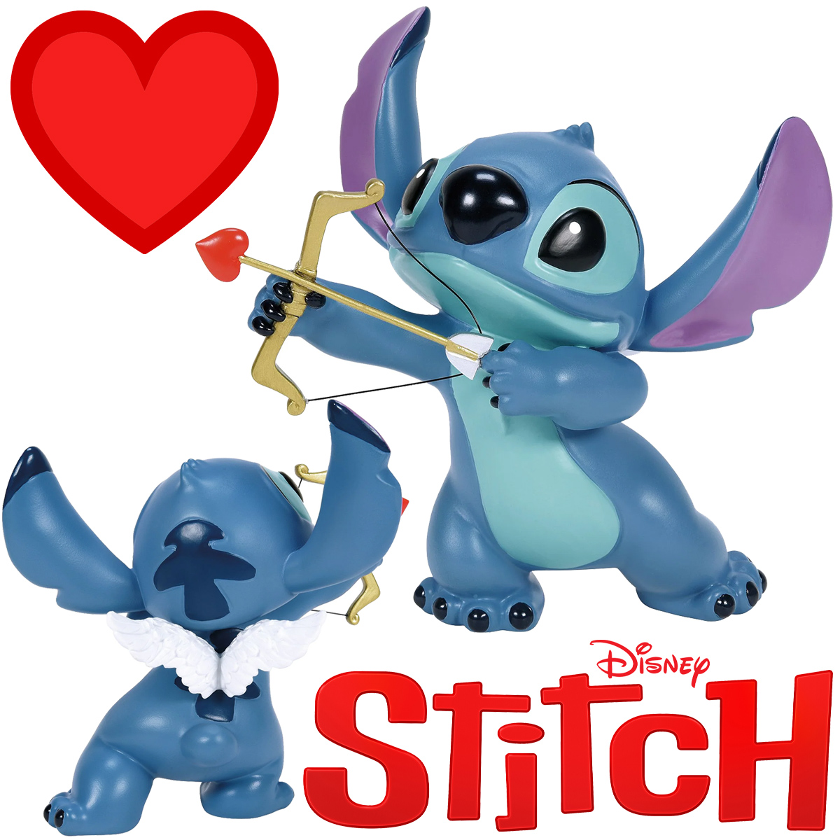 Stitch Fantasiado de Cupido para o Dia dos Namorados!
