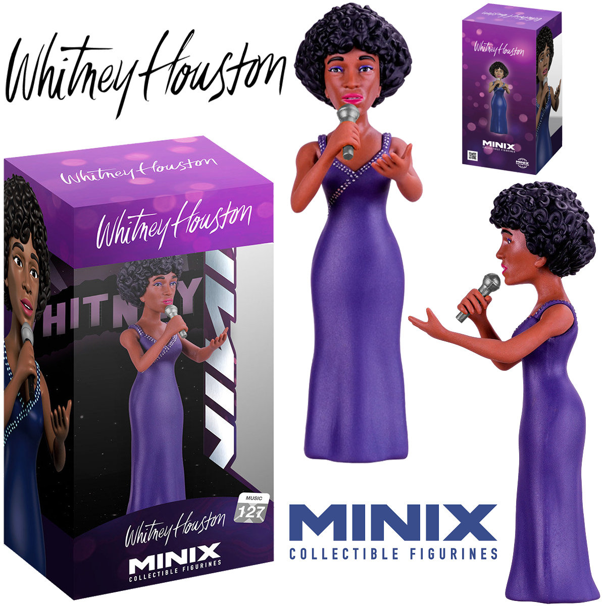 Whitney Houston Minix Figurine