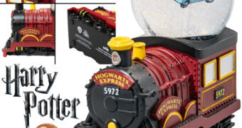 Globo de Neve Harry Potter Hogwarts Express com o Carro Voador
