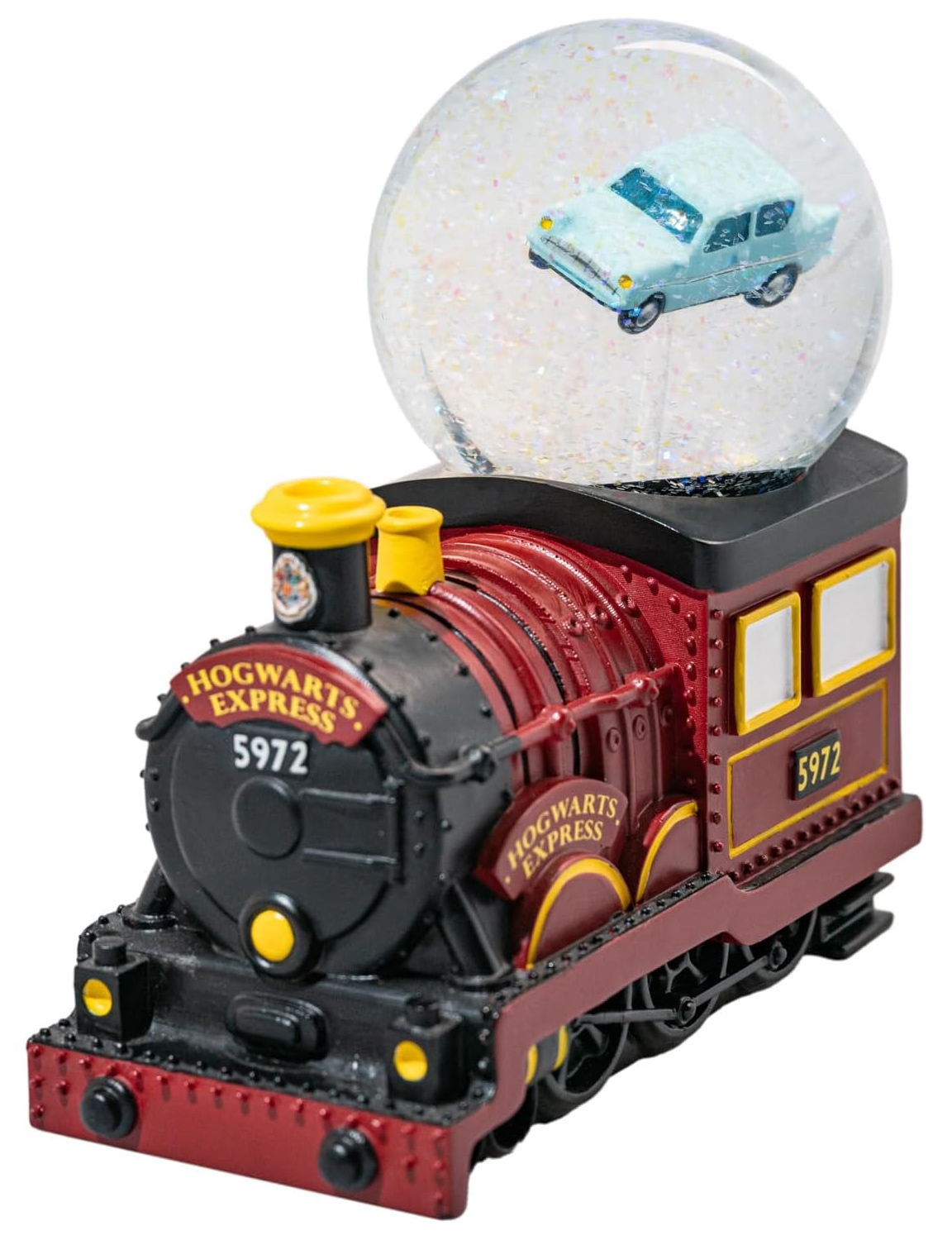 Globo de Neve Harry Potter Hogwarts Express com o Carro Voador