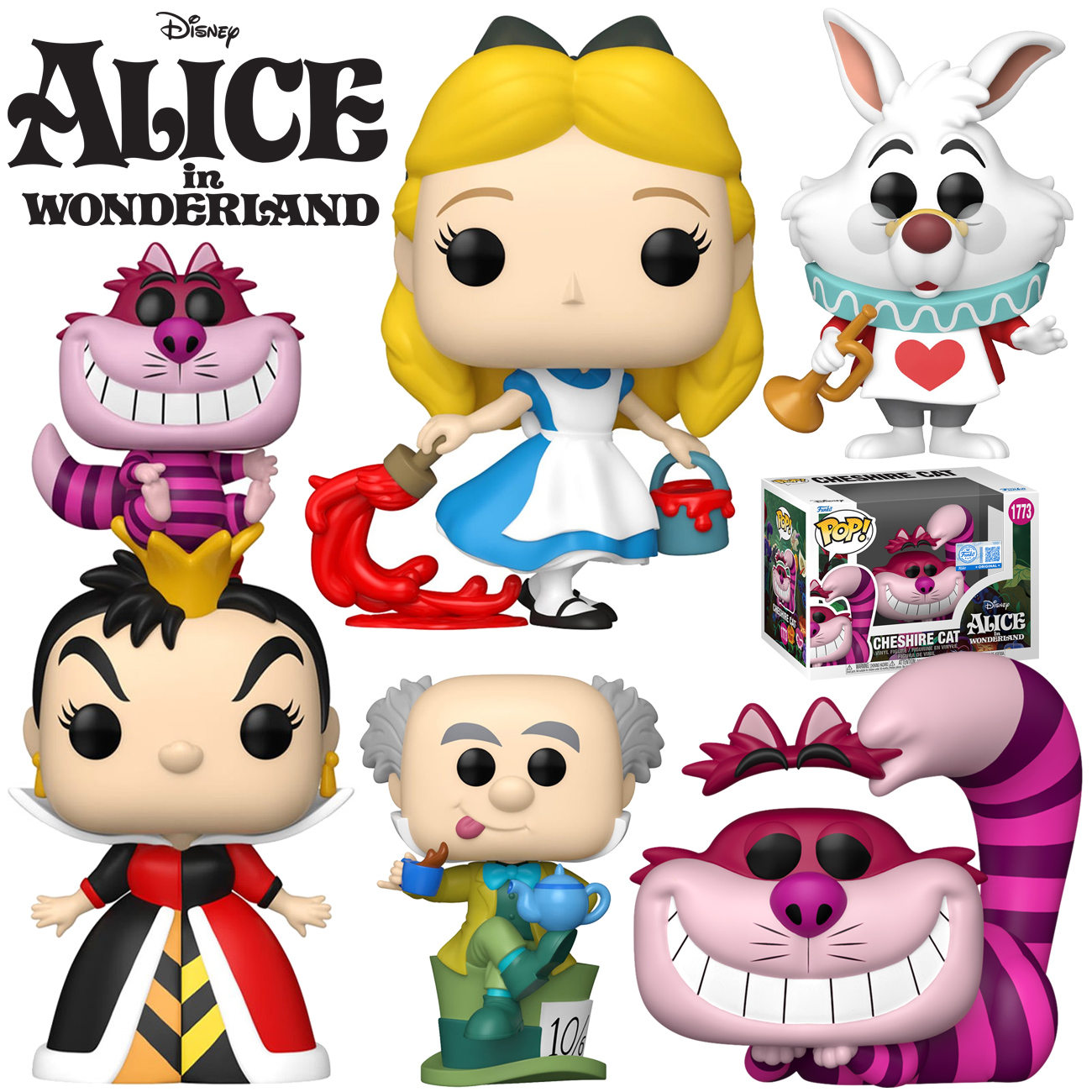 Bonecos Pop! Alice no País das Maravilhas da Disney (1951)