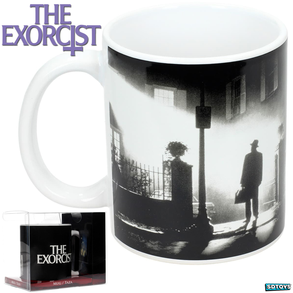 Caneca O Exorcista com o Icônico Pôster de Bill Gold