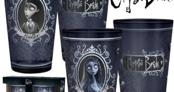 Copos de Vidro Emily & Victor de A Noiva Cadáver (Corpse Bride) de Tim Burton