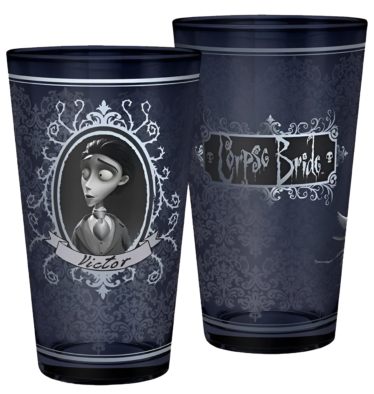 Copos de Vidro Emily & Victor de A Noiva Cadáver (Corpse Bride) de Tim Burton