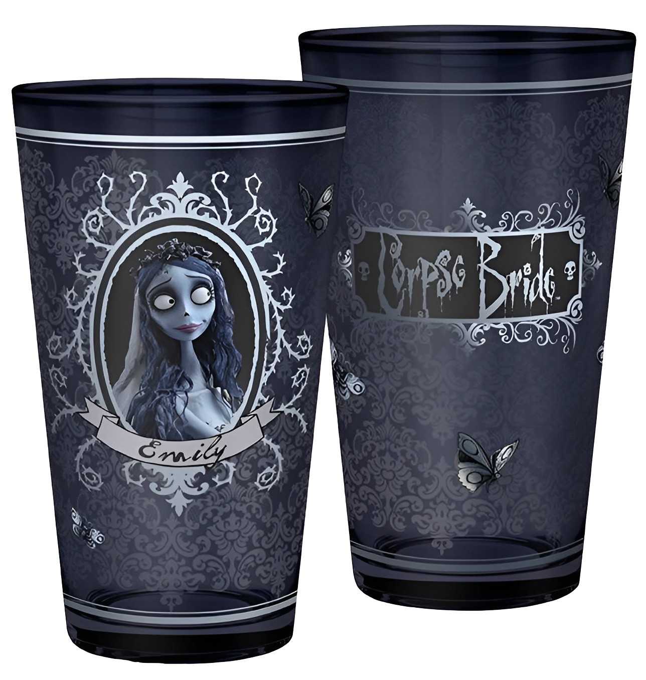 Copos de Vidro Emily & Victor de A Noiva Cadáver (Corpse Bride) de Tim Burton