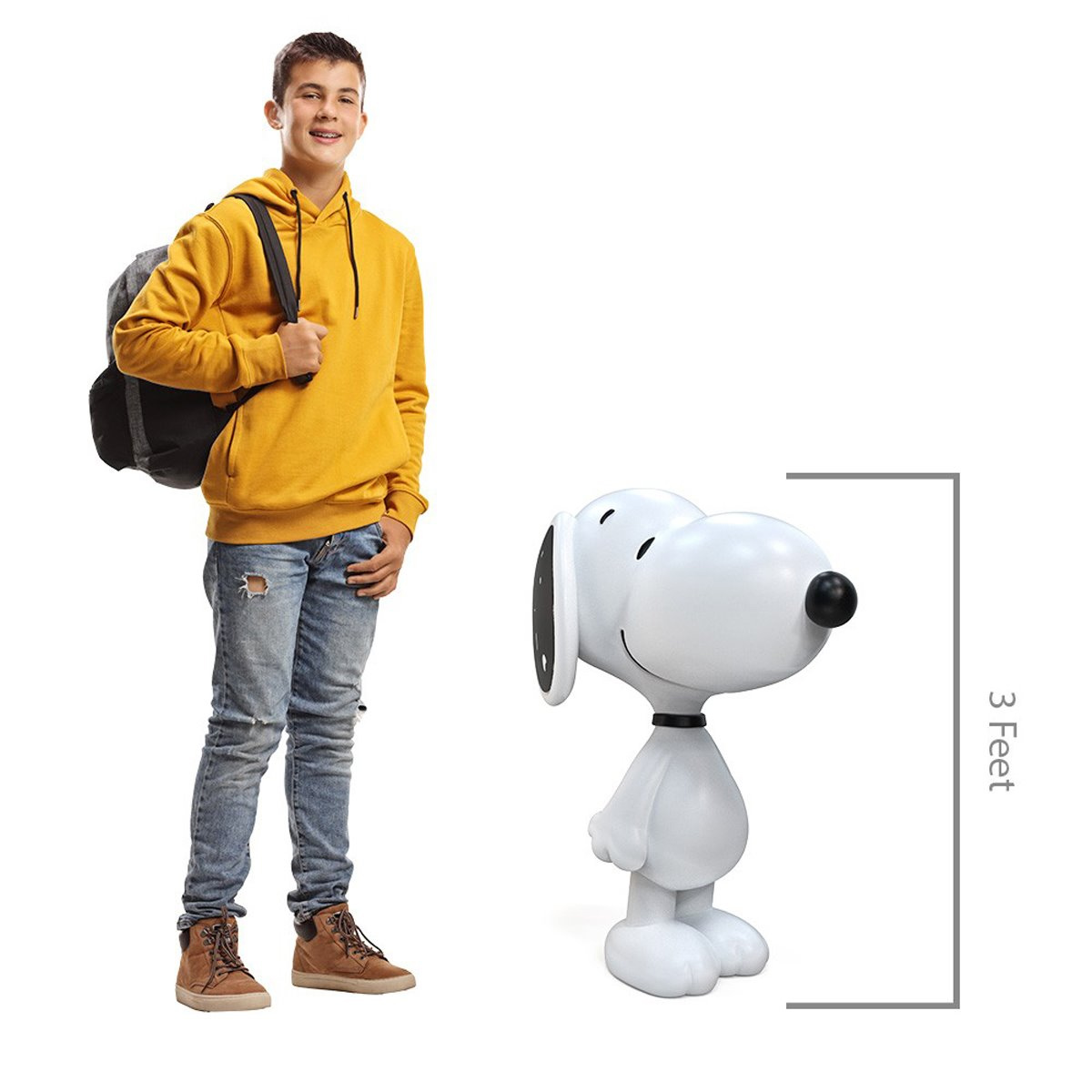 Boneco Gigante Snoopy Art Giant com 91 cm de Altura (Kidrobot)