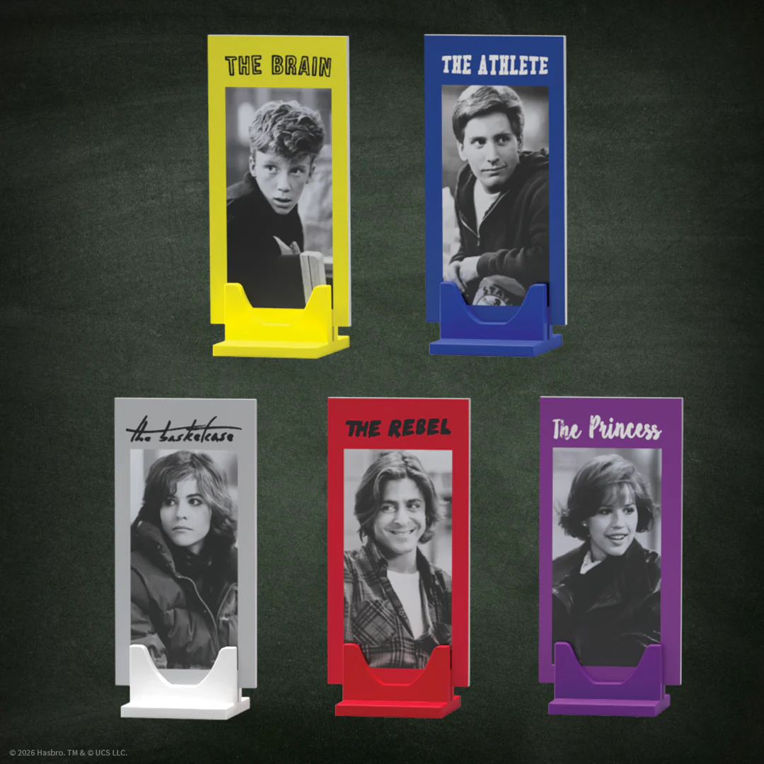 Jogo de Tabuleiro Detetive (Clue) Clube dos Cinco (The Breakfast Club) de John Hughes