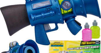 Blaster de Pum Supremo com Lançador de Anéis de Peido com Névoa Real (Minions & Monstros)