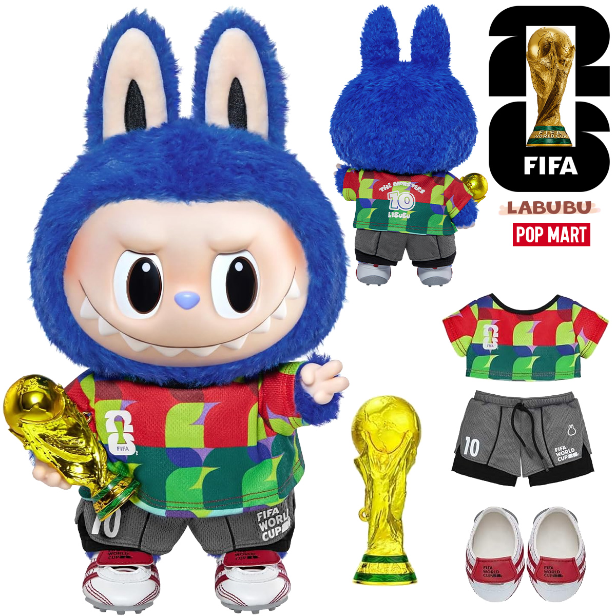 Boneco Labubu da Copa do Mundo da FIFA 2026